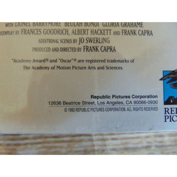 It’s A Wonderful Life Movie VHS Original Uncut - Picture 6 of 6